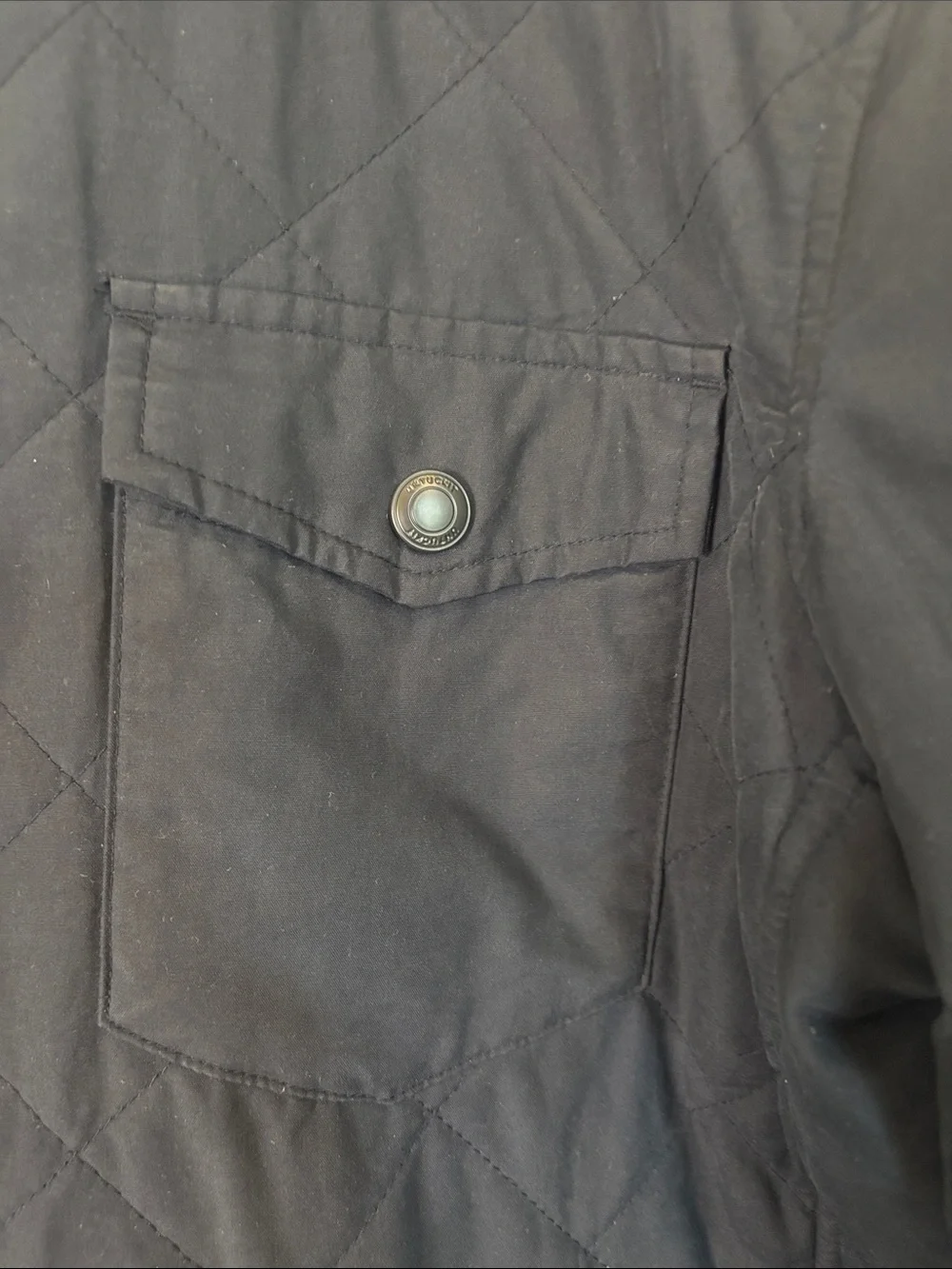 UNTUCKit Marty Quilted City Jacket Navy Blue Men’s Size Large